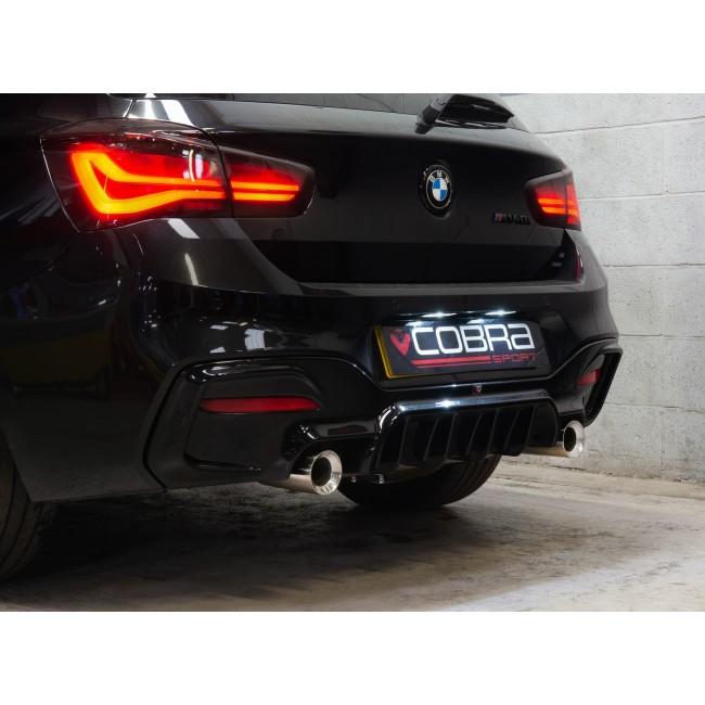 Cobra Sport BMW M140i Exhaust Tailpipes - Larger 3.5" M Performance Tips - Replacement Slip-on OE Style - Wayside Performance 