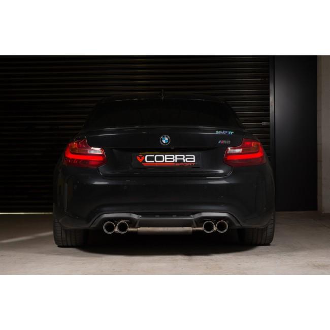 Cobra Sport BMW M2 (F87) Coupe 3" Valved Cat Back Performance Exhaust - Wayside Performance 