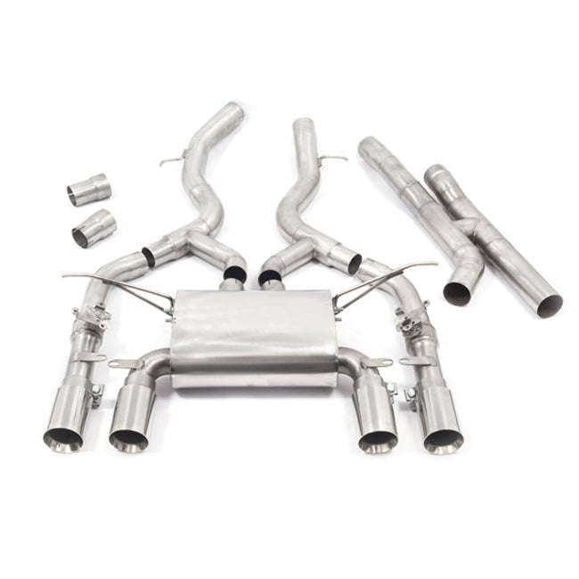 Cobra Sport BMW M3 (F80) 3" Valved Secondary Cat Back Performance Exhaust - Wayside Performance 