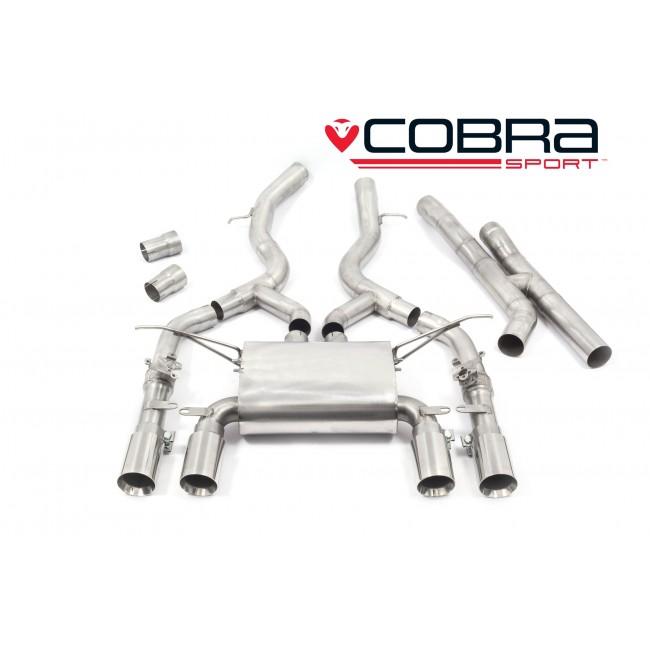 Cobra Sport BMW M4 Competition (F82 LCI) Coupé 3" Valved Secondary GPF Back Performance Exhaust - Wayside Performance 