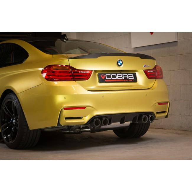 Cobra Sport BMW M4 Competition (F82 LCI) Coupé 3" Valved Secondary GPF Back Performance Exhaust - Wayside Performance 