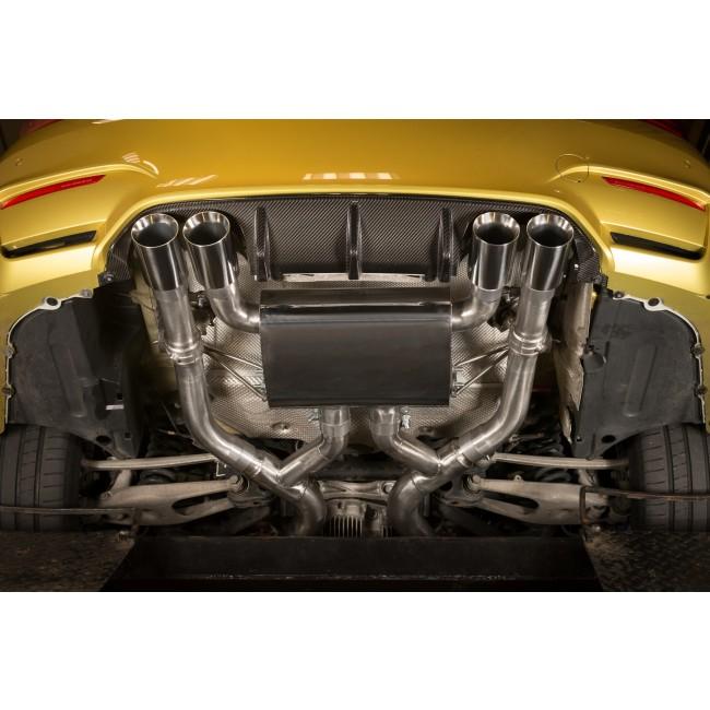 Cobra Sport BMW M4 Competition (F82 LCI) Coupé 3" Valved Secondary GPF Back Performance Exhaust - Wayside Performance 