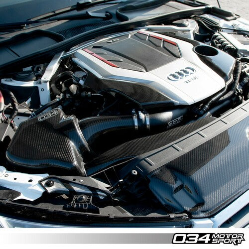 034Motorsport Carbon Fibre Engine Cover - B9 3.0T - Wayside Performance