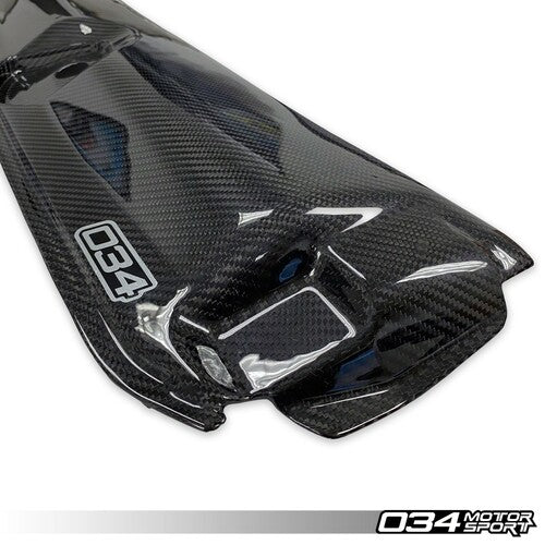 034Motorsport Carbon Fiber Radiator Support Cover For Audi B9 A4/S4 - Wayside Performance
