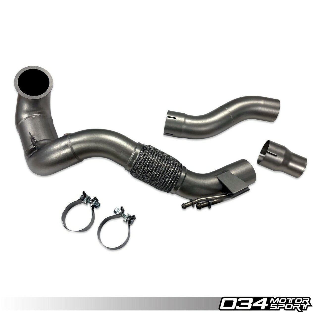 034Motorsport Cast Stainless Steel Performance Downpipe - S3 8V / Golf 7 R 4WD - Wayside Performance