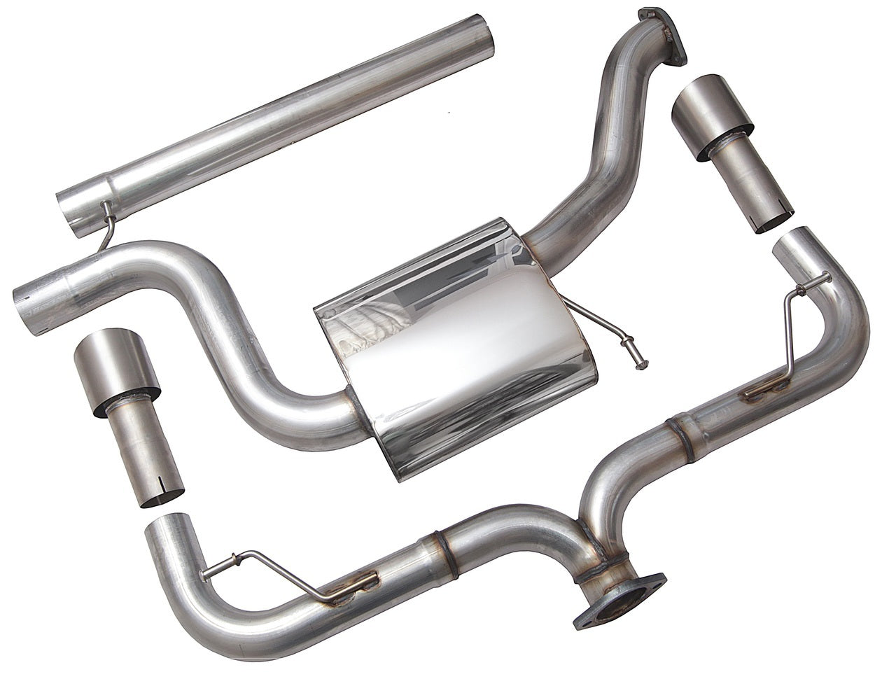 Racingline Performance Mk7 Golf GTI Cat-Back Exhaust System - Wayside Performance 
