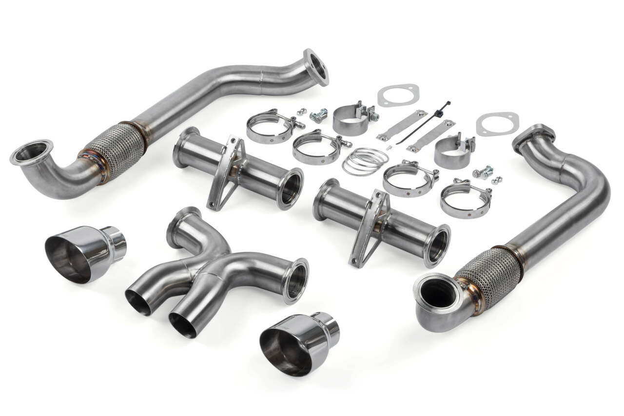 APR Exhaust Suite - (982) 718 Boxster/Cayman Catback - Wayside Performance 