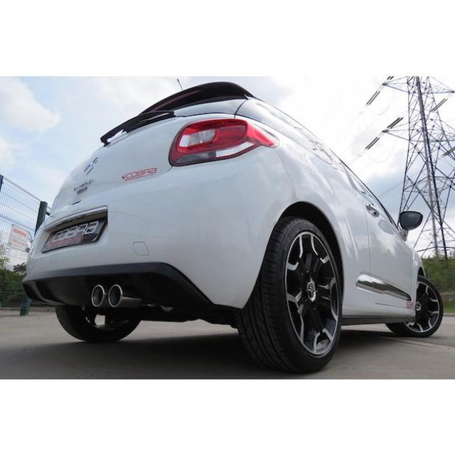 Cobra Sport Citroen DS3 1.6 THP Cat Back Performance Exhaust - Wayside Performance 