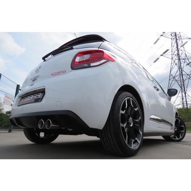 Cobra Sport Citroen DS3 1.6 THP Cat Back Performance Exhaust - Wayside Performance 