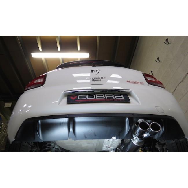 Cobra Sport Citroen DS3 1.6 THP Cat Back Performance Exhaust - Wayside Performance 