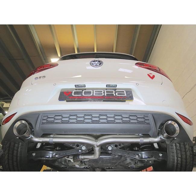 Cobra Sport VW Golf GTD (Mk7) 2.0 TDI (5G) (14-17) GTI Style Rear Exhaust - Wayside Performance 