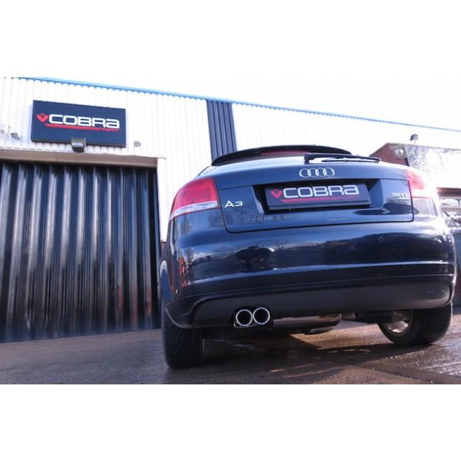 Cobra Sport Audi A3 (8P) 2.0 TFSI Quattro (3 Door) Cat Back Performance Exhaust - Wayside Performance 