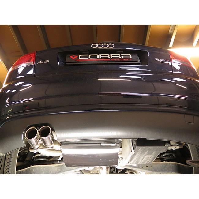 Cobra Sport Audi A3 (8P) 2.0 TFSI Quattro (3 Door) Cat Back Performance Exhaust - Wayside Performance 