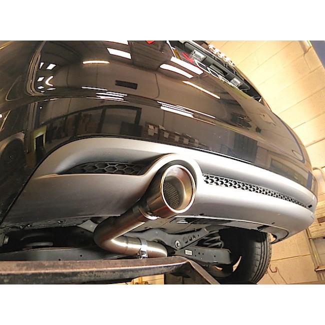 Cobra Sport Audi A3 (8P) 2.0 TDI 2WD (2008-12) (3 Door) Single Tip Cat Back Performance Exhaust - Wayside Performance 