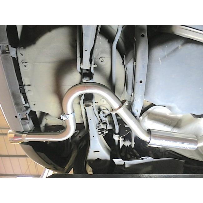 Cobra Sport Audi A3 (8P) 2.0 TDI 2WD (2008-12) (3 Door) Single Tip Cat Back Performance Exhaust - Wayside Performance 