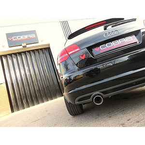 Cobra Sport Audi A3 (8P) 2.0 TDI 2WD (2008-12) (3 Door) Single Tip Cat Back Performance Exhaust - Wayside Performance 