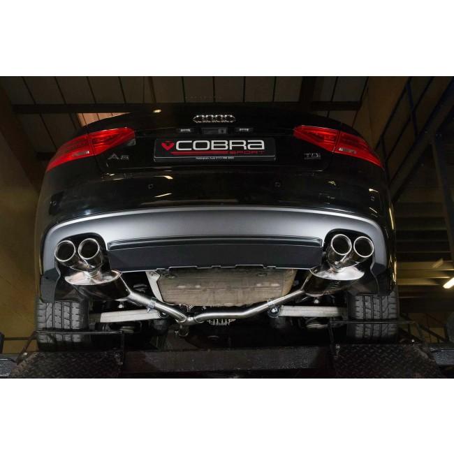 Cobra Sport Audi A5 2.0 TDI Coupe (S-Line) Dual Exit S5 Style Performance Exhaust Conversion - Wayside Performance 