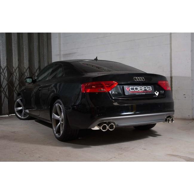 Cobra Sport Audi A5 2.0 TDI Coupe (S-Line) Dual Exit S5 Style Performance Exhaust Conversion - Wayside Performance 