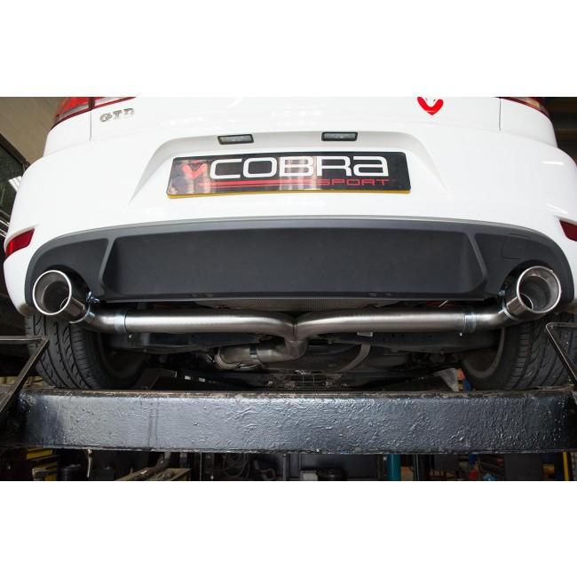 Cobra Sport VW Golf GTD (Mk6) 2.0 TDI (5K) (09-13) Venom Box Delete GTI Style Cat Back Performance Exhaust - Wayside Performance 