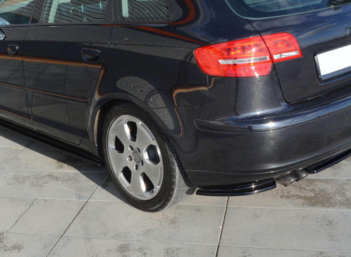 Rear Side Splitters Audi A3 Sportback 8P/ 8P Facelift (2004-2013) - Wayside Performance 