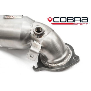 Cobra Sport Ford Fiesta (Mk7) ST 180/200 Front Pipe Sports Cat / De-Cat Performance Exhaust - Wayside Performance 