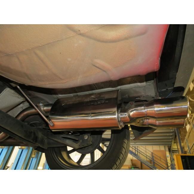 Cobra Sport Ford Fiesta (Mk7) (1.25/1.4/1.6) Cat Back Performance Exhaust - Wayside Performance 