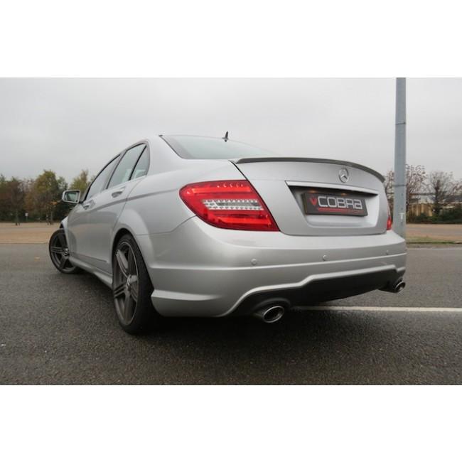Cobra Sport Mercedes W204 C200/C220/C250 (Diesel) 350 Dual Performance Exhaust - Wayside Performance 