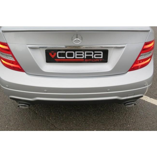 Cobra Sport Mercedes W204 C200/C220/C250 (Diesel) 350 Dual Performance Exhaust - Wayside Performance 