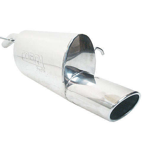 Cobra Sport Ford Fiesta (Mk6) Zetec Exhaust Rear Box - Wayside Performance 