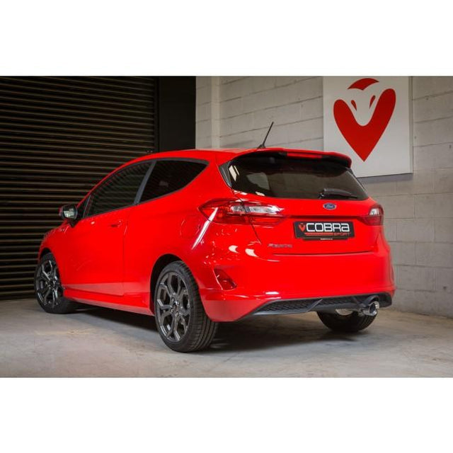 Cobra Sport Ford Fiesta (Mk8) 1L EcoBoost ST-Line Venom Rear Box Delete Performance Exhaust - Wayside Performance 