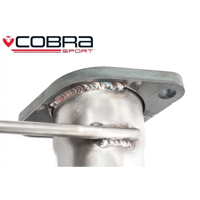 Cobra Sport Ford Fiesta (Mk6) ST 150 Front Pipe Sports Cat / De-Cat Performance Exhaust - Wayside Performance 