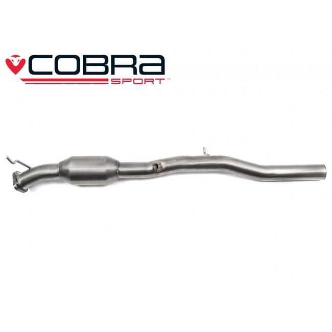 Cobra Sport Ford Fiesta (Mk6) ST 150 Front Pipe Sports Cat / De-Cat Performance Exhaust - Wayside Performance 