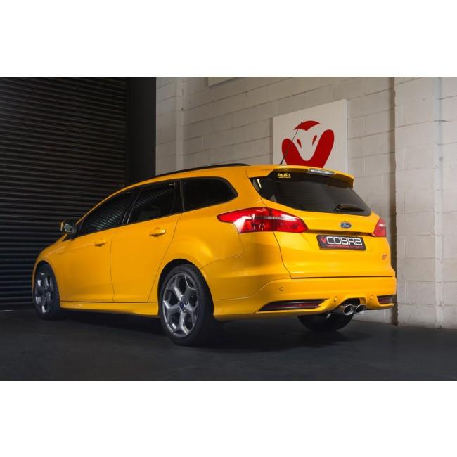 Cobra Sport Ford Focus ST Estate (Mk3) (Wagon) Venom Box Delete Race Cat Back Performance Exhaust - Wayside Performance 