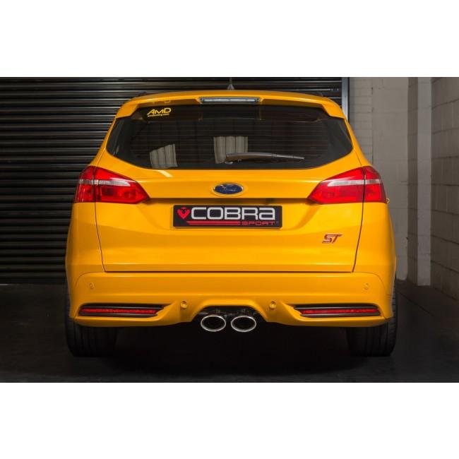 Cobra Sport Ford Focus ST TDCi (Mk3) 5 Door Estate (Wagon) 185PS Rear Performance Exhaust - Wayside Performance 