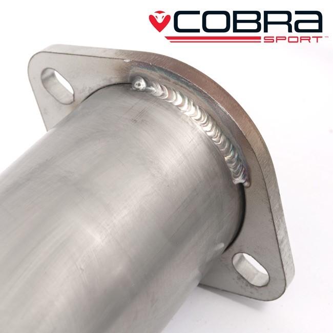 Cobra Sport Ford Focus ST 225 (Mk2) Venom Box Delete Cat Back Race Tube Performance Exhaust - Wayside Performance 