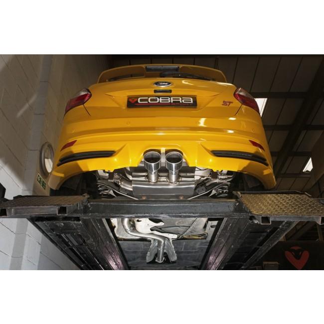 Cobra Sport Ford Focus ST 250 (Mk3) Cat Back Performance Exhaust - Wayside Performance 