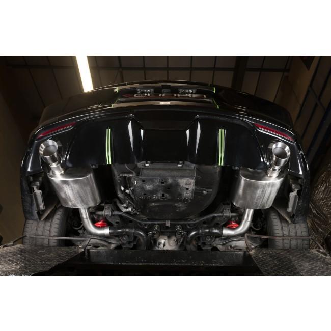 Cobra Sport Ford Mustang 5.0 V8 GT Convertible (2015-18) 2.5" Axle Back Performance Exhaust - Wayside Performance 