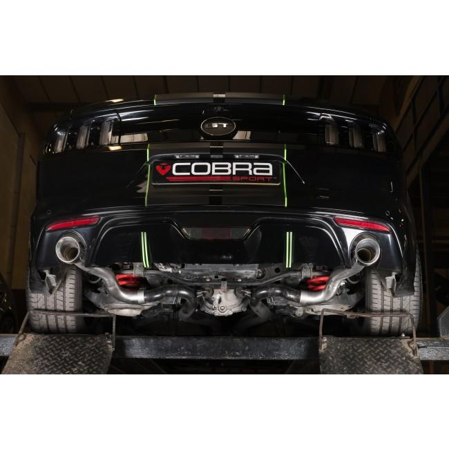 Cobra Sport Ford Mustang 2.3 EcoBoost Fastback (2015-18) 2.5" Venom Box Delete Axle Back Performance Exhaust - Wayside Performance 