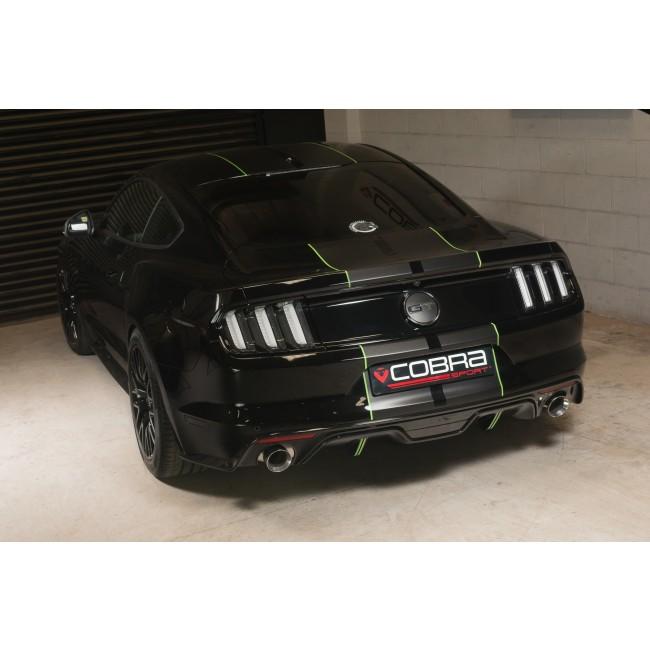 Cobra Sport Ford Mustang 5.0 V8 GT Fastback (2015-18) 2.5" Cat Back Performance Exhaust - Wayside Performance 