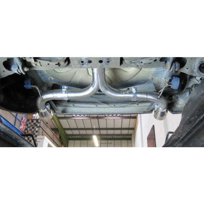 Cobra Sport Ford Focus ST 225 (Mk2) Venom Box Delete Cat Back Race Tube Performance Exhaust - Wayside Performance 