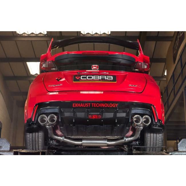 Cobra Sport Honda Civic Type R (FK2) Cat Back Performance Exhaust - Wayside Performance 