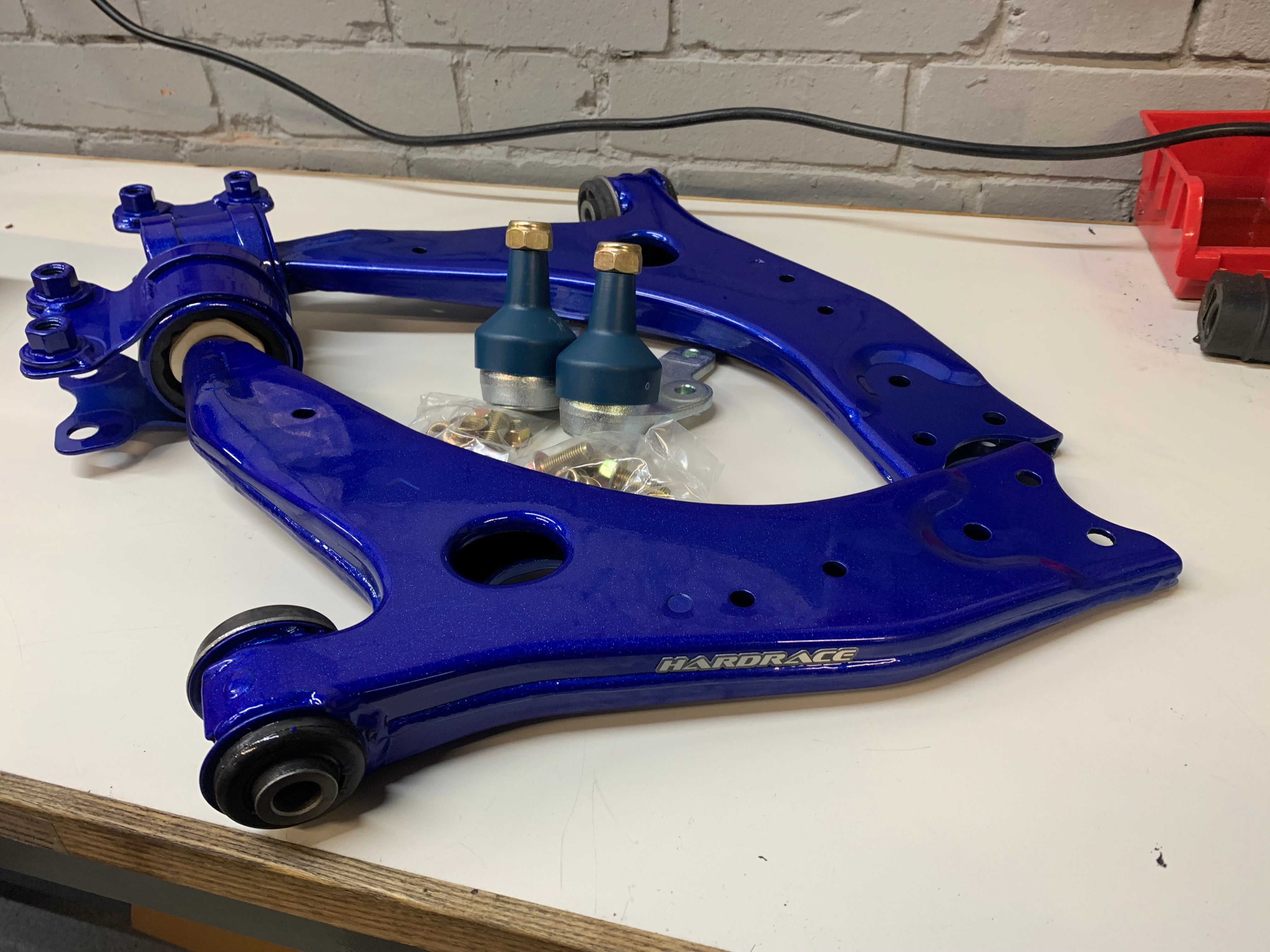 Ford MK2 Focus ST225 Hardrace uprated front lower arms / wishbones - Wayside Performance 