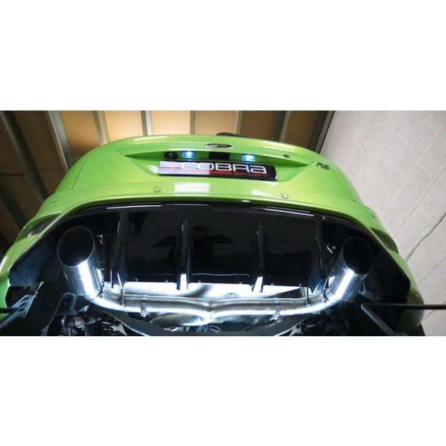 Cobra Sport Ford Focus RS (Mk2) Venom Box Delete Race Cat Back Performance Exhaust - Wayside Performance 