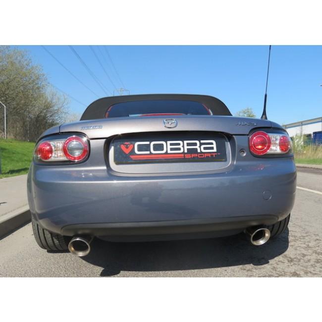 Cobra Sport Mazda MX-5 (NC) Mk3 Louder Race Type Rear Performance Exhaust - Wayside Performance 