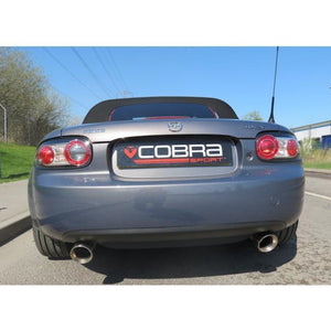 Cobra Sport Mazda MX-5 (NC) Mk3 Quieter Road Type Rear Performance Exhaust - Wayside Performance 