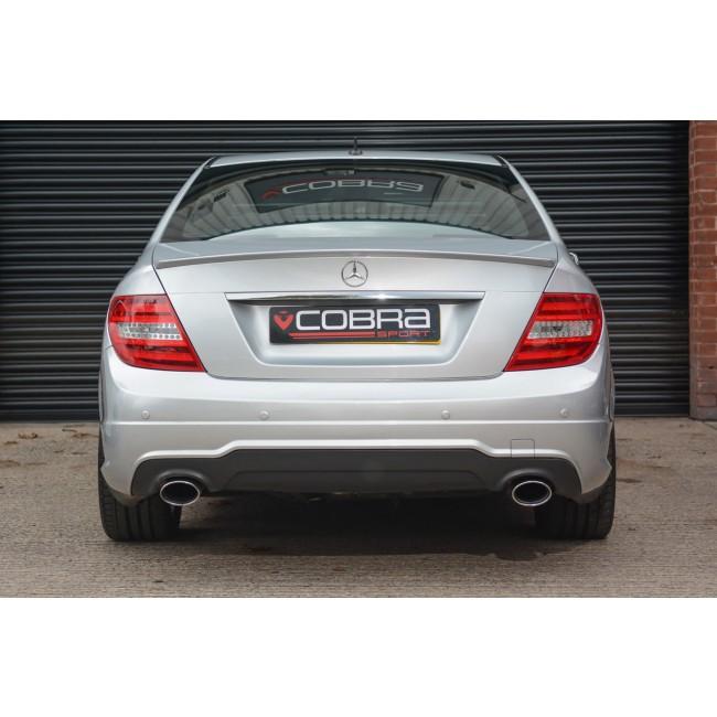 Cobra Sport Mercedes W204 C200/C220/C250 (Diesel) 350 Dual Performance Exhaust - Wayside Performance 