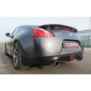 Cobra Sport Nissan 370Z Cat Back Performance Exhaust (Y-Pipe, Centre and Rear Sections) - Wayside Performance 