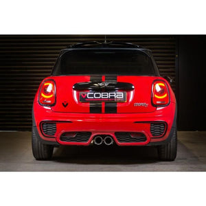 Cobra Sport Mini (Mk3) Cooper S / JCW (F56 LCI) Facelift 3" Cat Back Performance Exhaust - Wayside Performance 