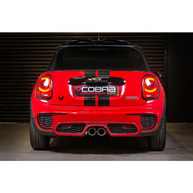 Cobra Sport Mini (Mk3) Cooper S / JCW (F56 LCI) Facelift 3" Cat Back Performance Exhaust - Wayside Performance 