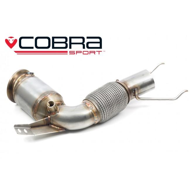 Cobra Sport Mini (Mk3) Cooper S (F56) Sports Cat / De-Cat Downpipe Performance Exhaust - Wayside Performance 